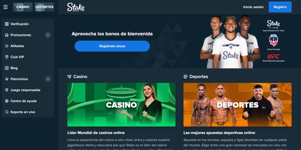 abrir el sitio principal